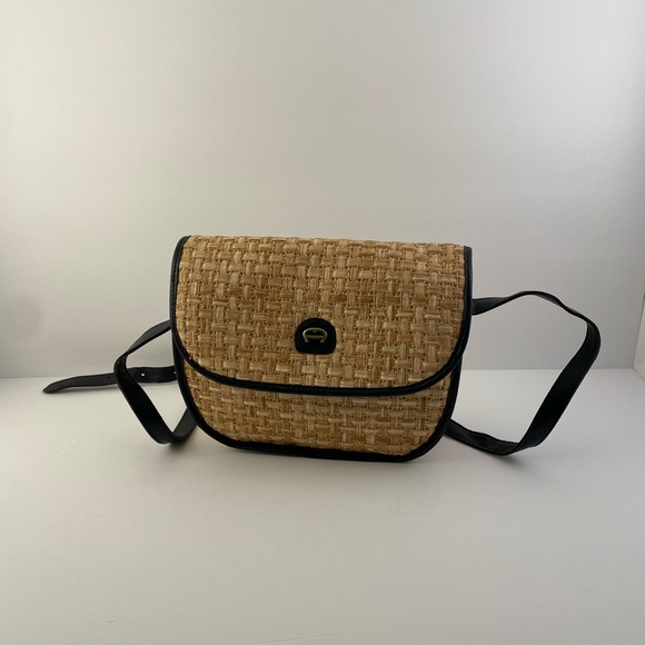 Etienne Aigner Bags Vintage 9s Straw Purse Poshmark